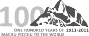 Logo One Hundred Years Machu Picchu